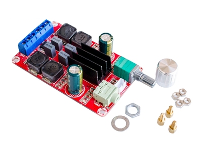 Placa amplificadora digital XH-M189 est&eacute;reo 2x50W DC24V TPA3116D2 - Imagem 1