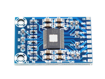 M&oacute;dulo amplificador digital classe D mini XH-M562 TPA3116D2 50W+50W canal duplo - Imagem 1