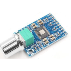 M&oacute;dulo amplificador digital mini XH-M564 TPA3116D2 Classe D 12 V a 24 V DC 2x50 W est&eacute;reo