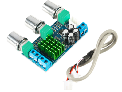 XH-M567 TPA3116D2 Placa amplificadora digital canal duplo 2&times;80W - Imagem 1