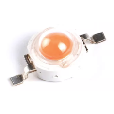L&acirc;mpada LED SMD 3W Alta Pot&ecirc;ncia Vermelha