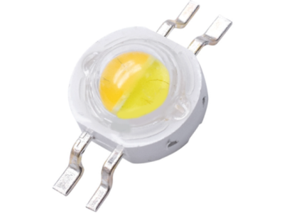 L&acirc;mpada LED SMD 1W 4 pinos, alta pot&ecirc;ncia, cores branco e branco quente - Imagem 1
