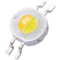 L&acirc;mpada LED SMD 3W 4 pinos bicolor &mdash; Branco / Branco Quente