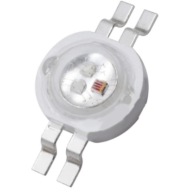 L&acirc;mpada LED SMD RGB 3W 4 pinos de alta pot&ecirc;ncia