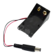 Caixa para bateria 9V sem tampa com conector DC - Thumb - 1