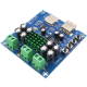 Placa amplificadora XH-M422 TPA3116D2 com Bluetooth integrado, leitor U-disk/TF, duplo canal 50W*2, DC12V-24V - Thumb - 1