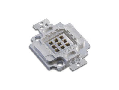 L&acirc;mpada LED SMD High Power 10W, 395&ndash;400 nm, roxa - Imagem 1