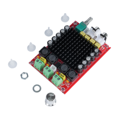 Placa amplificadora digital XH-M510 com TDA7498 2 x 100 W DC 14 a 32 V