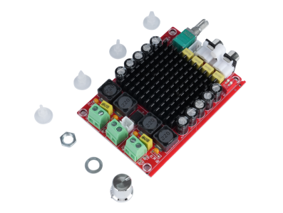 Placa amplificadora digital XH-M510 com TDA7498 2 x 100 W DC 14 a 32 V - Imagem 1
