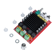 Placa amplificadora digital XH-M510 com TDA7498 2 x 100 W DC 14 a 32 V