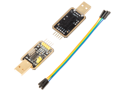 M&oacute;dulo conversor CH340G USB para TTL (RS232 L), 9 cabos pequenos - Imagem 7