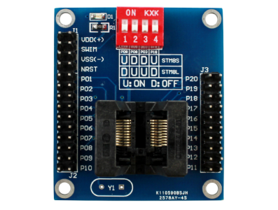Programador offline e suporte de grava&ccedil;&atilde;o e teste para STM8S 8L TSSOP20 - Imagem 1