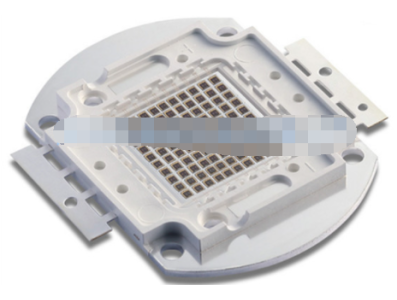 L&acirc;mpada LED SMD 100W Alta Pot&ecirc;ncia 395 a 400 nm roxa - Imagem 1