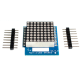 Shield Matriz de LEDs V1.0.0 para WEMOS D1 Mini, M&oacute;dulo Matriz 8x8 com LEDs vermelhos - Thumb - 6