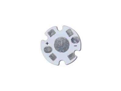 Dissipador de alum&iacute;nio branco 16 mm 2 pinos compat&iacute;vel com LEDs 1W/3W/5W - Imagem 1