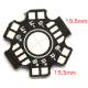 Dissipador de alum&iacute;nio preto 20 mm para LED RGBW 8 pinos - Thumb - 1