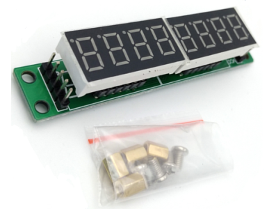 M&oacute;dulo de display de tubo digital com controlador MAX7219, cor vermelha - Imagem 7
