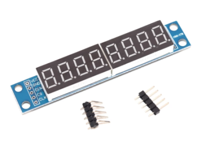 M&oacute;dulo MAX7219 8 d&iacute;gitos 7 segmentos display LED vermelho para Arduino MCU - Imagem 1