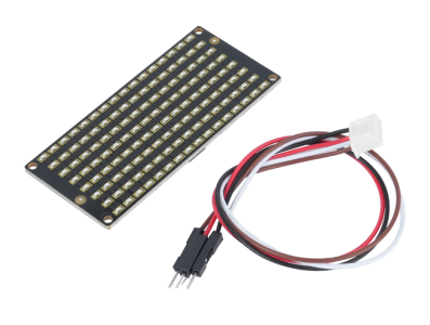 Painel Matriz LED 8x16 com comunica&ccedil;&atilde;o I2C 3.3-5V para Arduino - Imagem 1
