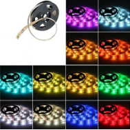 Fita LED RGB SMD 2835 flex&iacute;vel 5 m por rolo &agrave; prova d'&aacute;gua 12 V