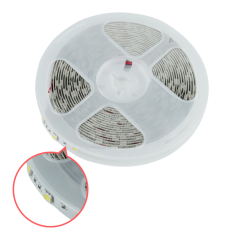 Fita de LED SMD 5050 branca 12V 60 LEDs/m flex&iacute;vel rolo 5 m n&atilde;o &agrave; prova d'&aacute;gua