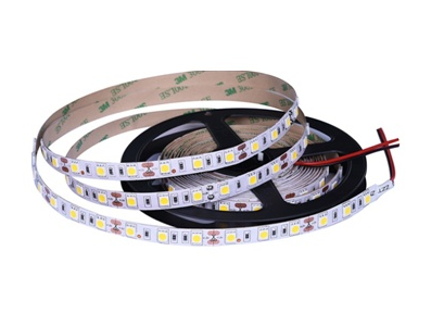 Fita LED SMD 5050 Amarela 12V 60 LEDs/m Flex&iacute;vel Rolo 5 m N&atilde;o &agrave; prova d'&aacute;gua - Imagem 1