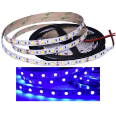 Fita de LED SMD 5050 azul 12V 60 LEDs/m flex&iacute;vel 5 m por rolo, n&atilde;o &agrave; prova d'&aacute;gua