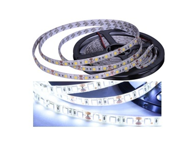 Fita LED flex&iacute;vel ep&oacute;xi branca SMD 5050 12V 60 LEDs/m 5 m rolo - Imagem 1