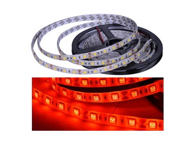 Fita LED Ep&oacute;xi Vermelha 5050 SMD 12V 60 LEDs/m Flex&iacute;vel Rolo 5 m - Imagem 1