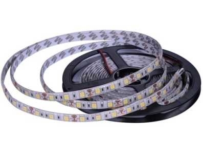 Fita LED SMD 5050 ep&oacute;xi amarela 12V 60 LEDs/m flex&iacute;vel 5 m por rolo - Imagem 1