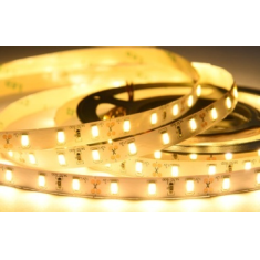 Fita de LED flex&iacute;vel SMD 5630 12V 60 LEDs/m 5 m por rolo Branco quente n&atilde;o &agrave; prova d'&aacute;gua