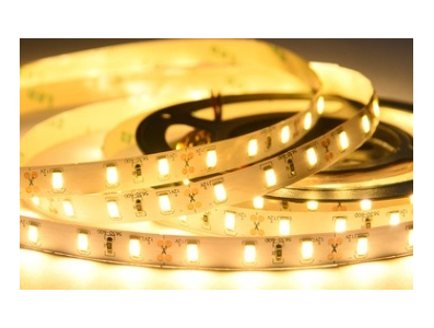 Fita de LED flex&iacute;vel SMD 5630 12V 60 LEDs/m 5 m por rolo Branco quente n&atilde;o &agrave; prova d'&aacute;gua - Imagem 1