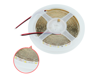 Fita LED flex&iacute;vel SMD 5630 12V 60 LEDs/m branco natural n&atilde;o &agrave; prova d'&aacute;gua rolo 5 m - Imagem 1