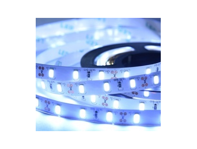 Fita LED SMD 5630 12V Branco Frio 60 LEDs/m Flex&iacute;vel Rolo 5 m N&atilde;o &agrave; prova d'&aacute;gua - Imagem 1