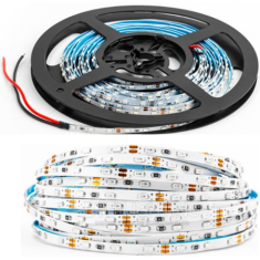 Fita LED SMD 3014 Azul 12V N&atilde;o imperme&aacute;vel 90 LEDs/m Flex&iacute;vel 5 m rolo