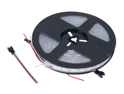 Fita LED flex&iacute;vel 5V WS2812B SMD 5050 RGB/White 30 LEDs/m 5 m rolo IP67 capa pl&aacute;stica - Imagem 1