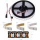 Fita LED flex&iacute;vel 1m WS2812B RGB5050 5V SMD 96 LEDs/m ep&oacute;xi preta IP65 - Thumb - 1