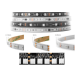 Fita de LED RGB WS2811 12V SMD 5050 preta n&atilde;o &agrave; prova d'&aacute;gua 144 LEDs/m flex&iacute;vel 5 m por rolo IP30 - Thumb - 1