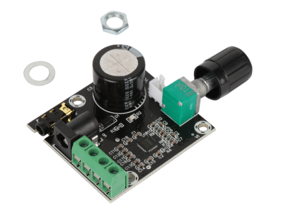 Placa amplificadora digital Mini XH-M120 PAM8610 12V 2x15W Classe D - Imagem 1