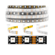 Fita LED SMD 5050 RGB WS2815 12V 60 LEDs/m Flex&iacute;vel 5 m Rolo N&atilde;o &agrave; prova d'&aacute;gua IP30 Preta - Thumb - 1