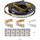 Fita LED SMD 1 m 5 V 144 LEDs/m RGB 5050 SK9822/APA102C de capa pl&aacute;stica branca flex&iacute;vel IP67 - Thumb - 1