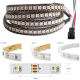 Fita LED flex&iacute;vel 5V SK6812 RGBCW 5050 SMD branco, 30 LEDs/m, rolo 5 m, capa pl&aacute;stica IP67 - Thumb - 1