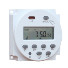 CN101A Temporizador Digital Program&aacute;vel 24V com Display LCD e Bateria Interna