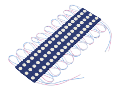 M&oacute;dulo LED 2835 azul DC12V &agrave; prova d'&aacute;gua 60*13 - Imagem 1