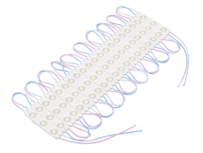 M&oacute;dulo LED 2835 &agrave; prova d'&aacute;gua 12V DC Branco Frio 60&times;13 - Imagem 1