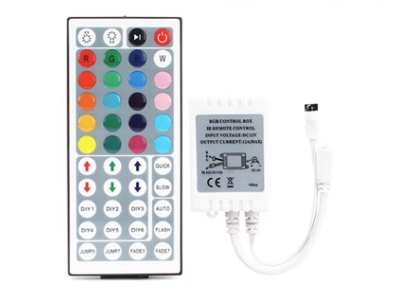 Controlador 44 teclas para fita LED RGB 12V 5050, qualidade normal - Imagem 1