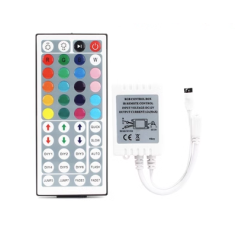 Controlador para fita LED RGB 12V 5050 com 44 teclas, qualidade normal