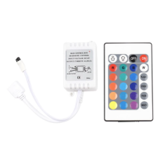 Controlador 24 teclas para fita LED RGB 12V 5050, qualidade normal