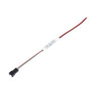 Controlador mini 3 teclas 5-24V para fita LED WS2811/WS2812B com cabo vermelho e preto