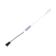Controlador LED Mini 3 teclas 5 a 24 V para fitas WS2811/WS2812B com conector DC 5,5&times;2,1 branco - Thumb - 1